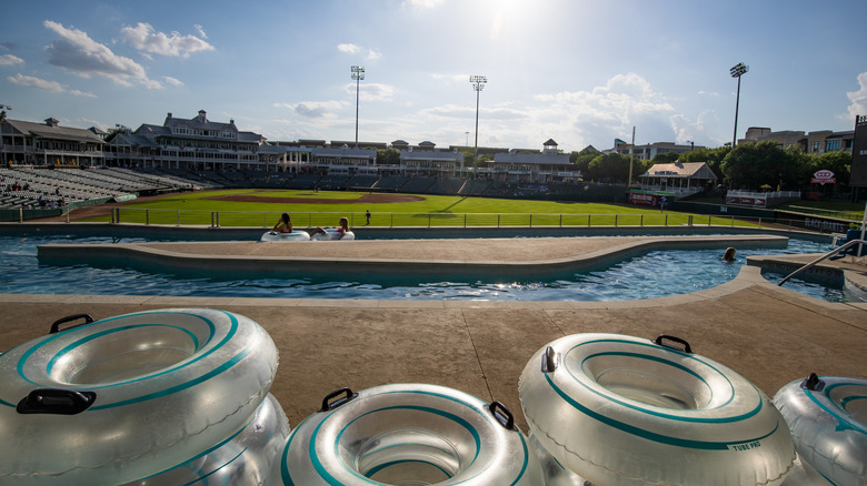 The lazy river at Riders Field in Frisco