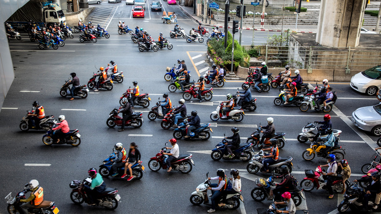 Motorbikes in Bankok