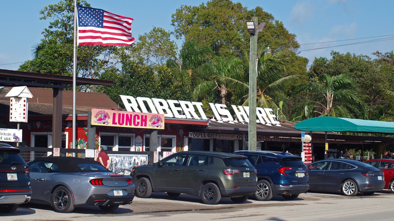 Exterior view of the Robert Is Here fruit stand in Homestead, Florida