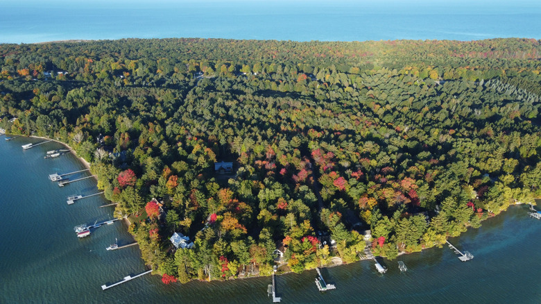 Mullett Lake near Indian RV Resort, Michigan