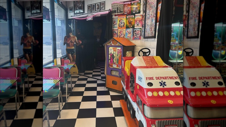 Interior of Back to the 80s Cafe & More Las Vegas