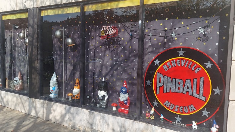 Front of Asheville Pinball Museum