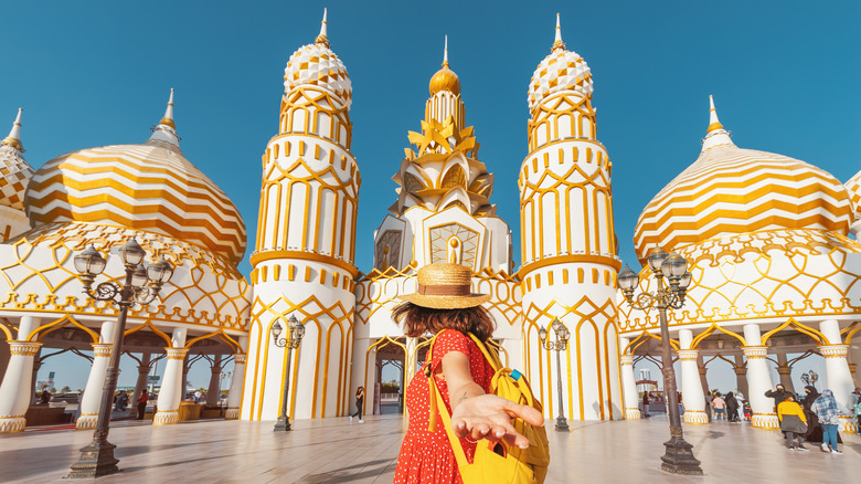 entrance to Global Village in Dubai