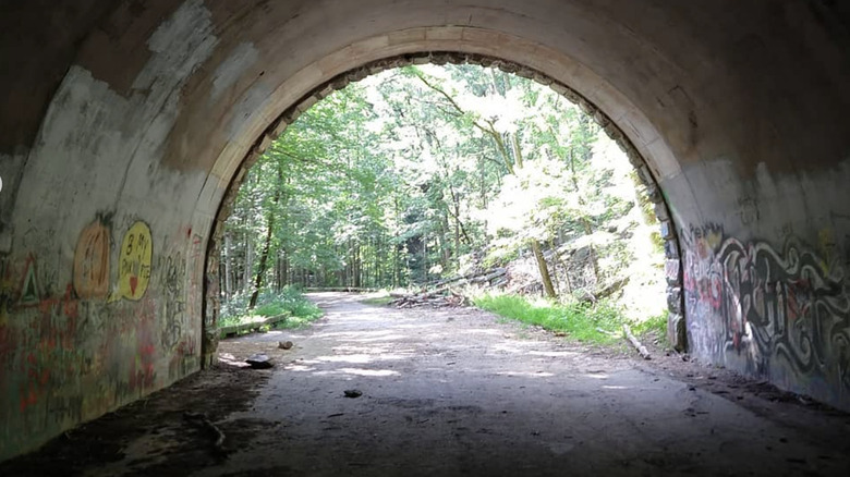 Inside the Tunnel to Nowhere