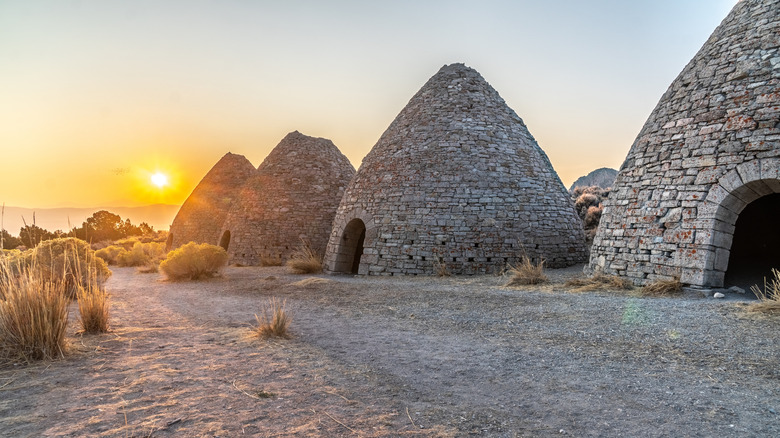 The Ward Charcoal Ovens at sunset