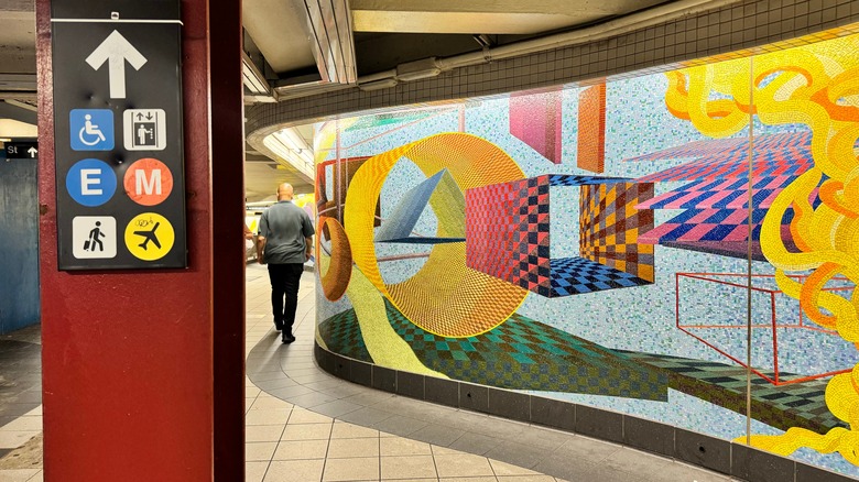 Mural at NYC Subway Station