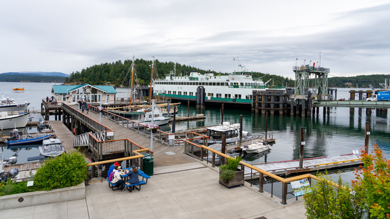 Waterfront of Friday Harbor, Washington