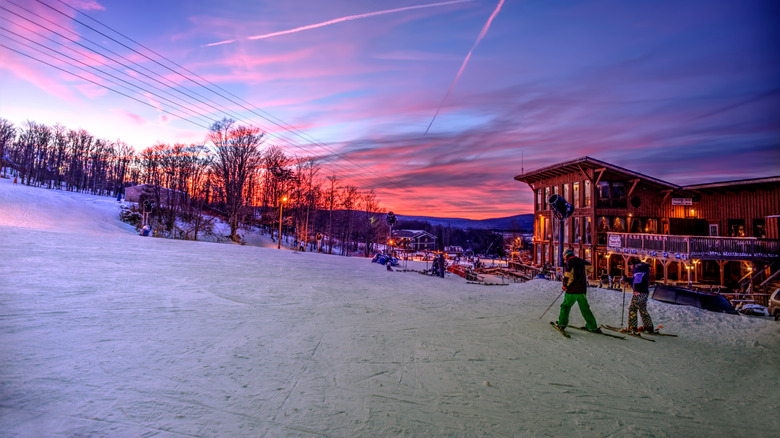 Timberline Mountain Lodge at the base of the Allegheny Mountains in West Virginia