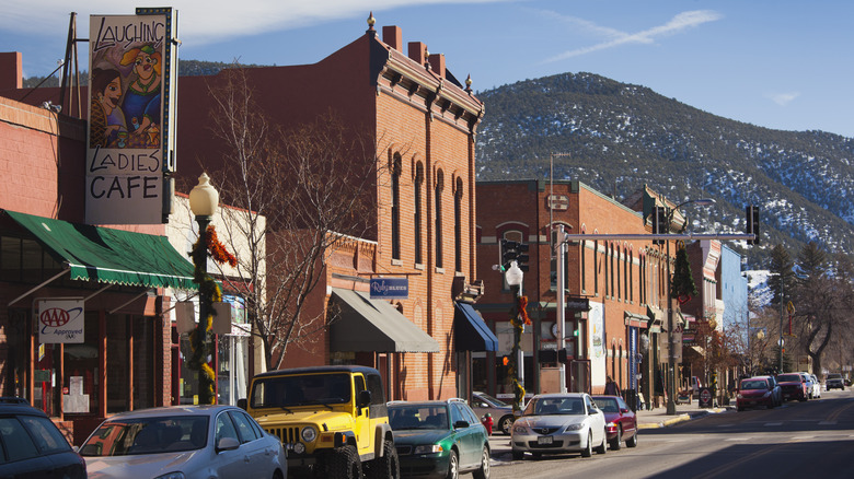 Streets in downtown Salida