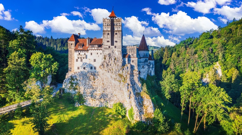 Bran Castle scenic view