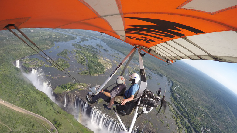 Microlight tour Victoria Falls Zimbabwe