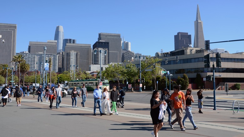 the Exploratorium Museum at Fisherman's Wharf.