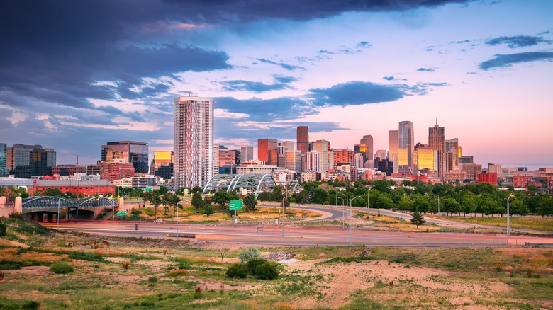 The skyline of Denver, Colorado