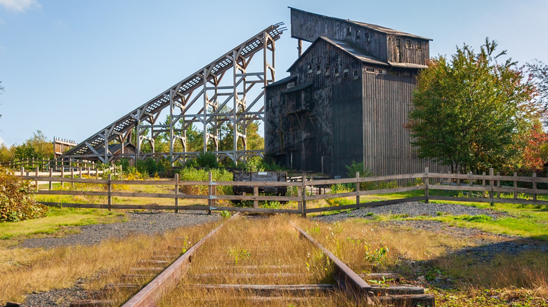 Old buildings and equipment found in Eckley Miners' Village