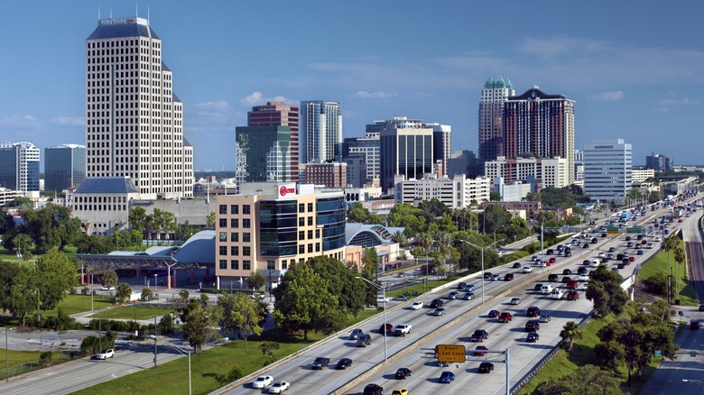 Skyline view of orlando