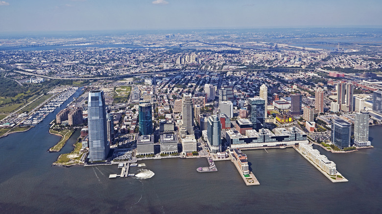 Jersey City from above