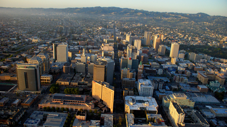 Oakland seen from above