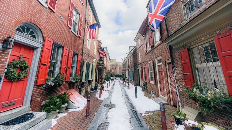 Elfreth's Alley in Philadelphia