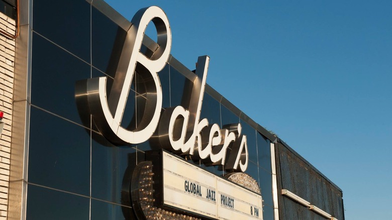 The main exterior sign of Baker's Keyboard Lounge