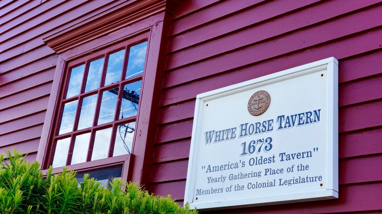 The White Horse Tavern in Rhode Island