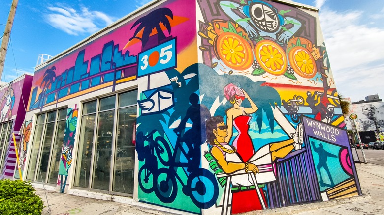 Miami's Wynwood neighborhood in daytime