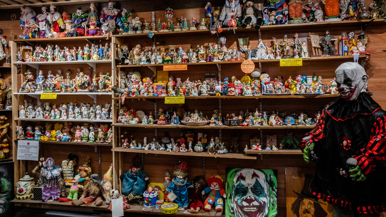 Display at the Clown Motel, in Tonopah, Nevada