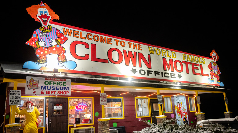 Exterior of the Clown motel inTonopah, Nevada