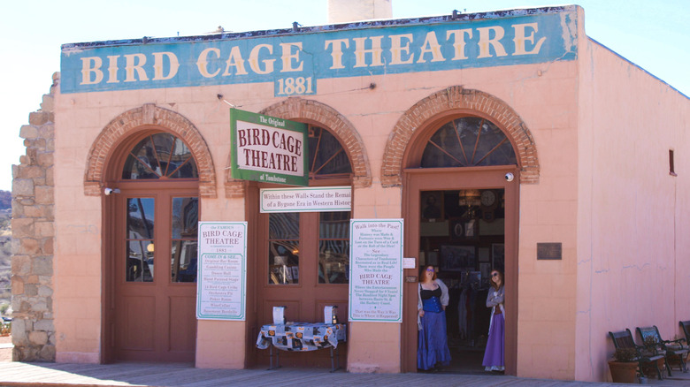 Bird Cage Theatre exterior in Tombstone, Arizona