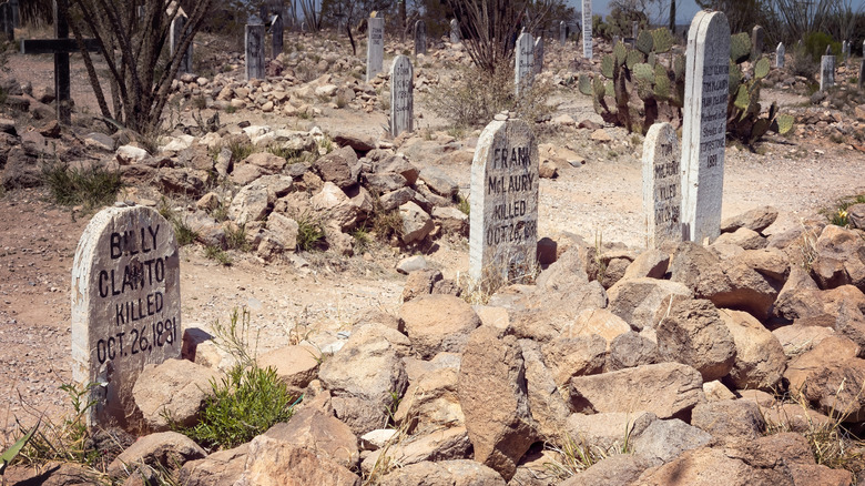 Graves of those killed during O.K. Corral gunfight