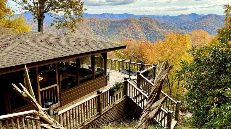 An overview of Snowbird Mountain Lodge