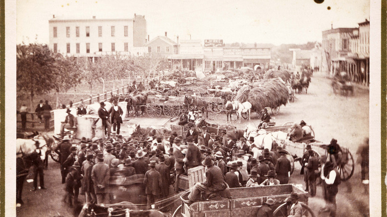 An old photo of Carthage, Missouri