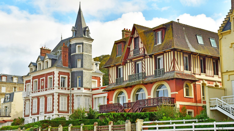 Trouville-sur-Mer France architecture historic homes