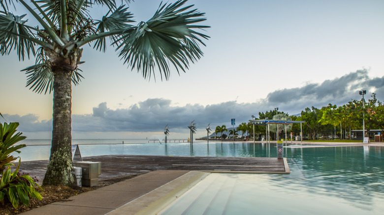 The Cairns Esplanade Lagoon in Queensland, Australia