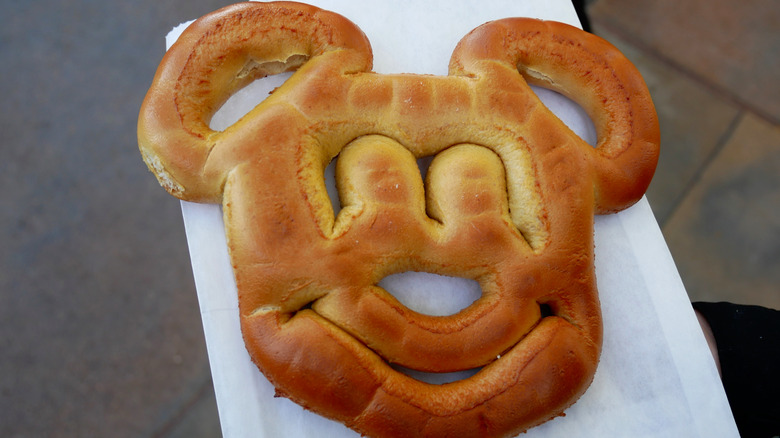 Mickey Mouse pretzel