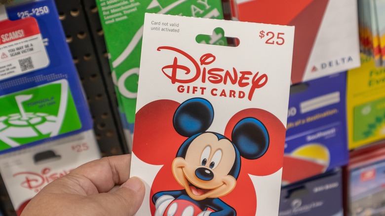 Disney gift card