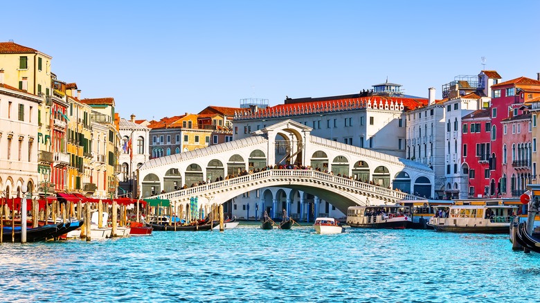 View of Rialto Bridge, Venice