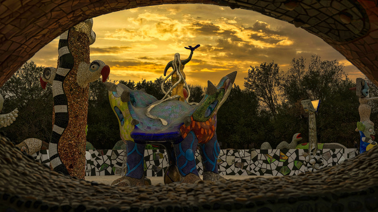 Sculptures at Queen Califia's Magical Circle in Escondido, CA