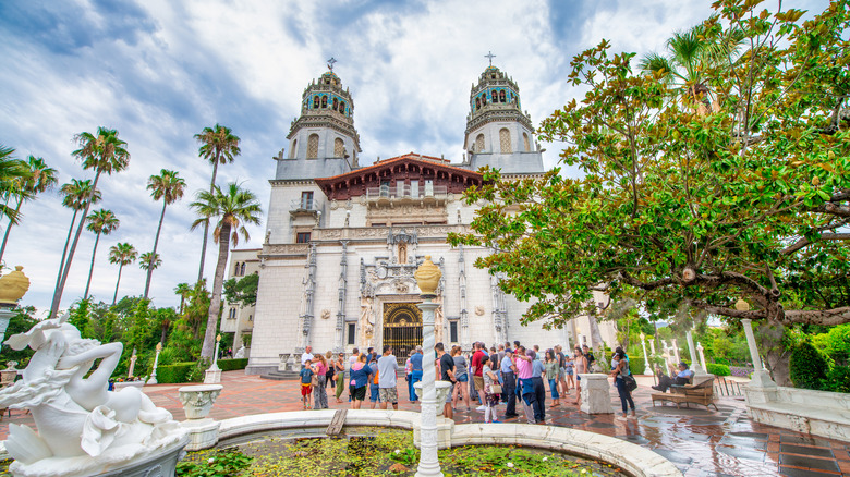 The magnificent Hearst Castle outside of Cambria, California