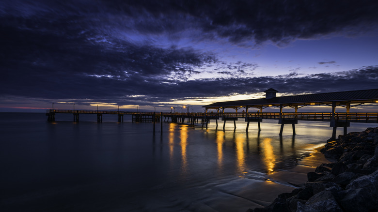 The fishing pier on St. Simons Island