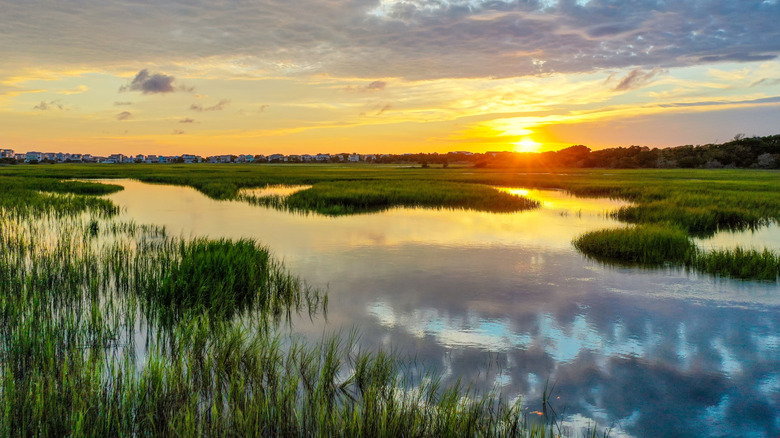 Sunset on the Golden Isles in Georgia