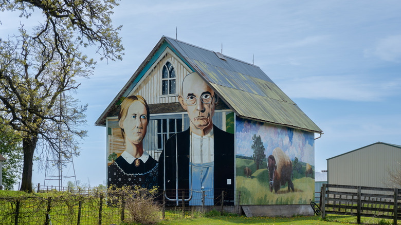 The gothic barn, Mount Vernon, Iowa