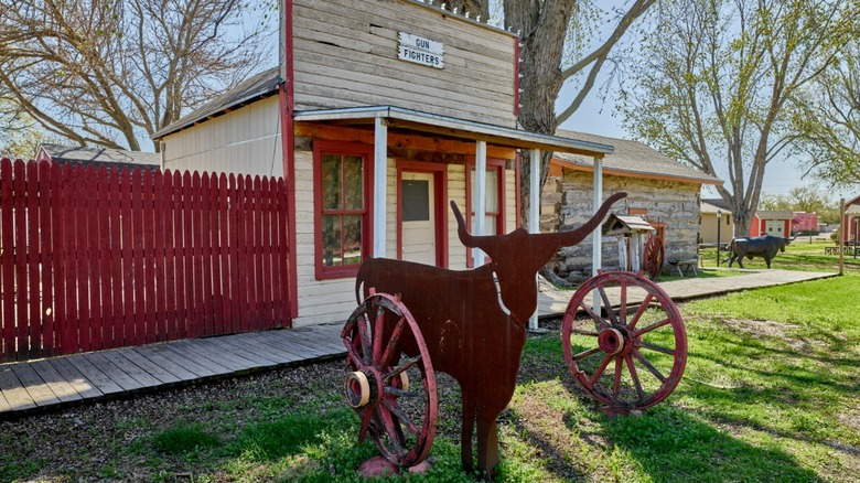 Historic buildings in Old Abilene Town museum