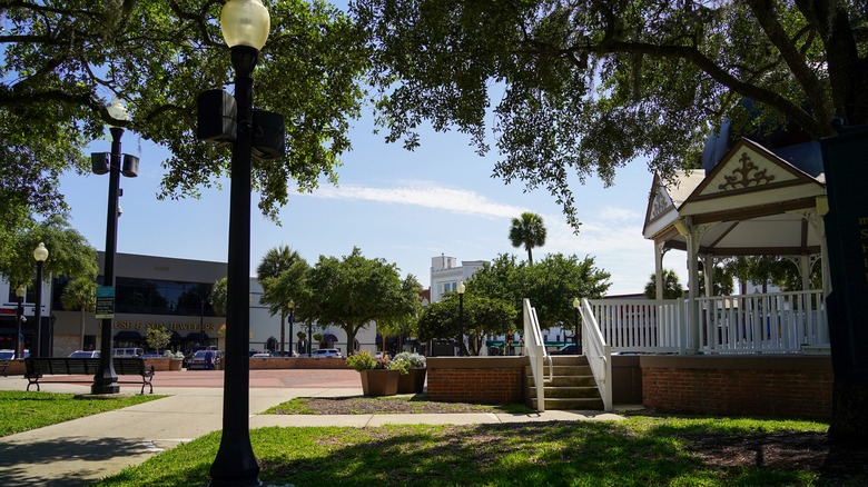 Ocala's town square and gazebo