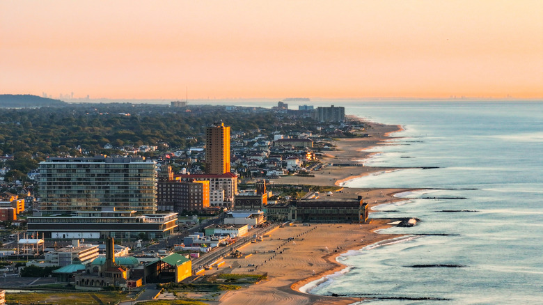 an aerial view of asbury park, new jersey