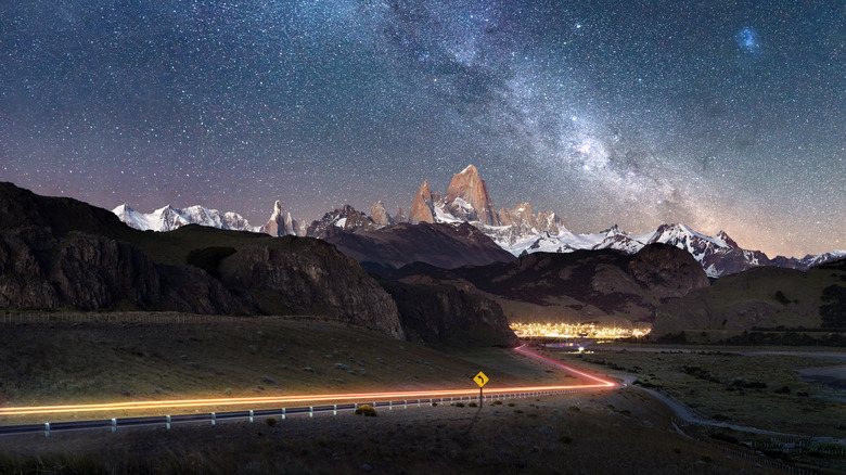 Night views in Patagonia from Ruta 40, Argentina