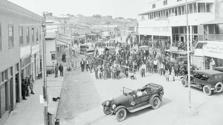 Historic photograph of Oatman, Arizona