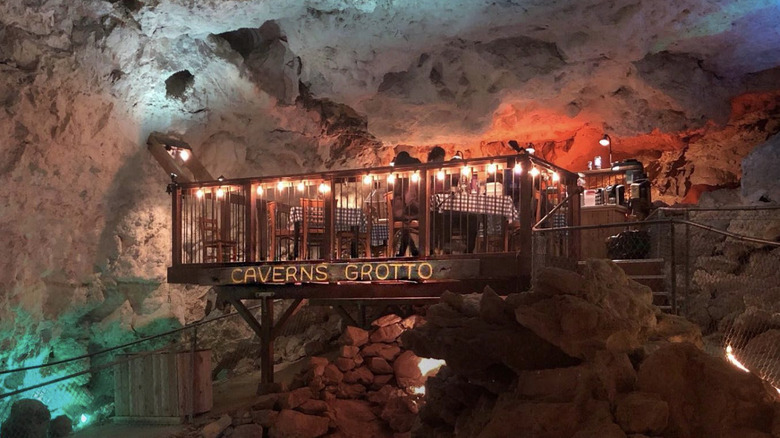 Caverns Grotto Restaurant 21 stories below ground