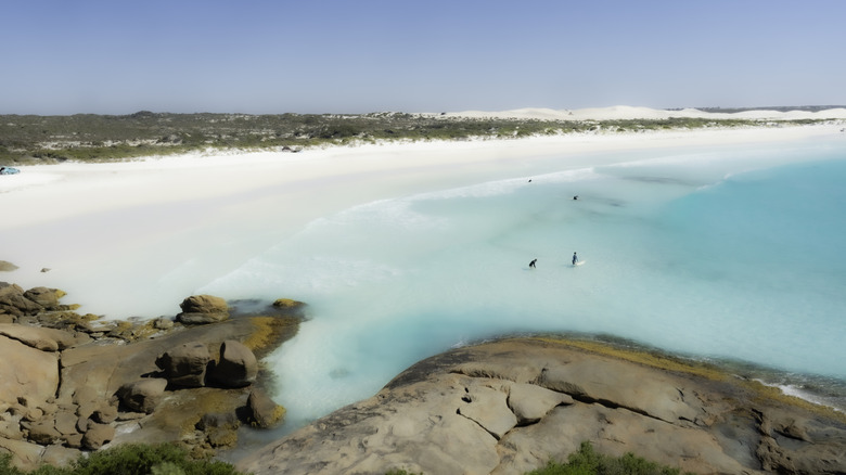 White sands of Lucky Bay, near Esperance, WA, Australia