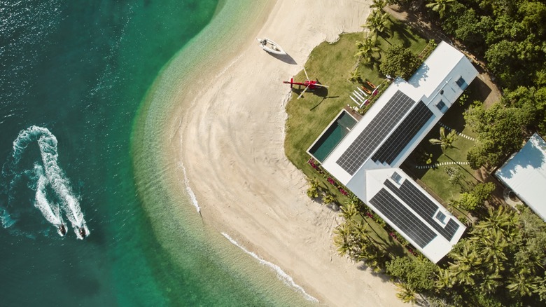 Aerial image of Pelorus Private Island in Queensland, Australia, during the day