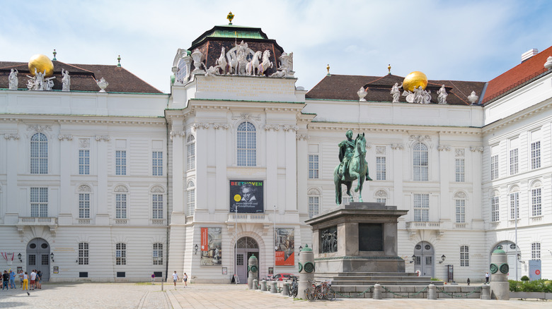 Exterior view of the Austrian National Library